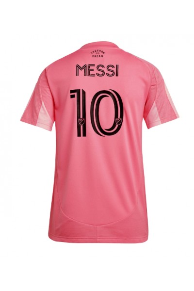 Inter Miami Lionel Messi #10 Jalkapallovaatteet Naisten Kotipaita 2025-26 Lyhythihainen Inter Miami Lionel Messi #10 Jalkapallovaatteet Naisten Kotipaita 2025-26 Lyhythihainen